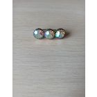 Брошь винтаж Чехия с эффектом Аврора бореалис