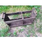 WW2: аккумуляторная переноска (ящик, основа) для транспортировки и использования стеклянных аккумуляторных блоков. U.S.A.