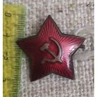 СССР. Кокарда звезда. Латунь. Эмали в отличном сохране