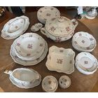 Столовый сервиз Weimar Katharina Rose фарфоровый ГДР 50 гг 33 предмета
