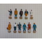 Фигурки люди для диорамы модели НО масштаб 1:100 или 1:75 цена за все