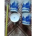 4 кружки фарфор лфз Ломоносов без сколов и трещин