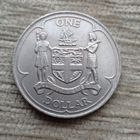Werty71 Фиджи 1 доллар 1969 крона Елизавета 2