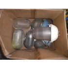 Светильники разные 5 шт.+стекло времён СССР.С рубля.