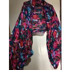 Шаль палантин парэо 60 х 195 см хлопок вискоза Яркая в восточном стиле