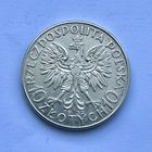 Монета СЕРЕБРО Польша 10 злотых 1932 год Ядвига ОТЛИЧНЫЕ