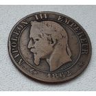 Франция 5 сантимов, 1863 "BB" - Страсбург 8-7-5