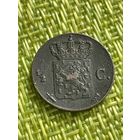 Нидерланды 1/2 сантима 1863 г