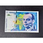 50 франков 1999 года. Франция.  aUNC+/UNC-. Распродажа