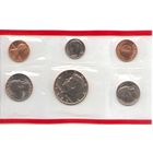 Годовой набор монет США 1989 г. двор D (1; 5; 10; 25; 50 центов + жетон) _UNC