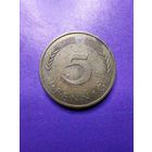 Германия ФРГ 5 пфеннингов 1980 J