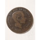 Испания 5 сентим 1879