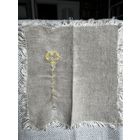 Салфетка с вышивкой, лен.