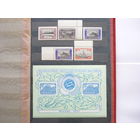 Серия марок и блок СССР 1957 г.! Качество! Чистые (MNH **)! Блок с разновидностью - Тип III (нечастый, КА - слитно, остальное раздельно).Фестиваль, Виды Москвы, Филателистическая выставка. Состояние.