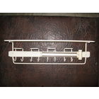 Полка вешалка металлическая советская для ванной или кухни