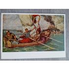 1955. Мучник. Подвоз провианта к броненосцу "Потемкин"