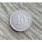Werty71 Германия 10 пфеннигов 1914 E