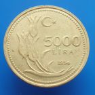 Турция 5000 лир 1994