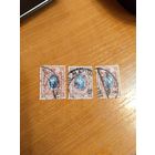 1908-22 Россия Загорский 102 разные цвета разные выпуски герб (2-2)