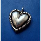 КУЛОН -СЕРДЦЕ-(84) /ЦАРИЗМ/ РЕДКОСТЬ!!!