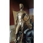 Скульптура "Фехтовальщик - шпажист", силумин,  литье  -33 см.