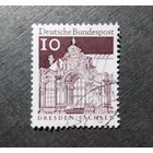 Марка Германия 1966 год Архитектура