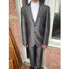 Костюм р54 шерсть 70% серый с отливом мужской