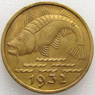Германия, Данциг/ Гданьск, 10 пфеннигов 1932 г., сост. XF, KM#152
