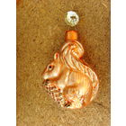 Елочная игрушка Белка . Белочка . Стекло