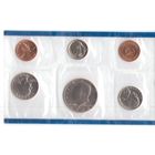 Годовой набор монет США 1984 г. двор Р (1; 5; 10; 25; 50 центов + жетон) _UNC