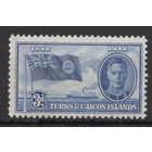 Теркс и Кайкос 1948 ** 100 лет отделения от Багамских островов, George VI (Mi 138)