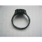 Перстень старинный. Бронза.