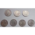 Нидерланды 10 центов, 1944 "P" - Филадельфия 6-4-1*7