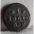 Солид, шеляг 1768 года, Станислав Август Понятовский, Речь Посполитая, СОХРАН, НЕЧАСТЫЙ. Копицкий #2160 R!