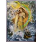 Водолей. Чистотина Евгения. Авторская открытка, глянец