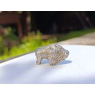 Брелок "Зубр-бизон". СССР. Металл.