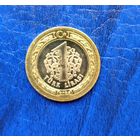 Турция 1 лира 2025 г. тонкая