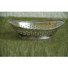 Ваза с серебрением   (  11,5 см х 16,5 см , высота 5 см )