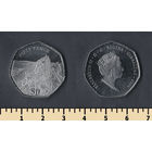 Гибралтар 50 пенсов 2020 Смотровая площадка Skywalk UNC