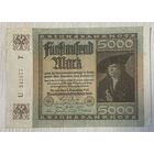 Банкнота 5000 марок 1922 год. Веймарская республика.