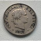 Швейцария 5 раппенов, 1907  3-5-32