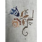 Шторка с вышивкой, х/б