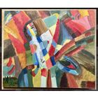 Клименко И.Д;85/100см;1992г;х/м"Цветение красных каштанов"