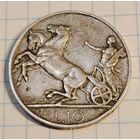 10 лир 1928 г. Серебро. Смотрите другие лоты с 1 рубля.