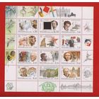 2000, 20 сентября. Россия. ХХ век. Комбинированный лист 3х4. Главные события российской культуры ХХ века **.