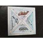 Россия  2019 бл. дик.животные