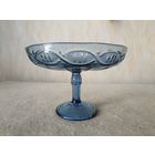 Конфетница, цветное стекло. Стеклозавод "Неман", 50-60-е годы прошлого столетия.(1).