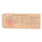 1938 Финансовый документ Молодечно II РП
