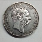 5 марок Саксония 1902 год На смерть Альберта UNC