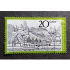 Марка Германия 1970 год Города